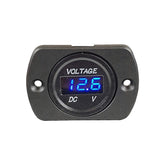 VoltFlow 12V Volt Gauge Flush Mount with Blue LED